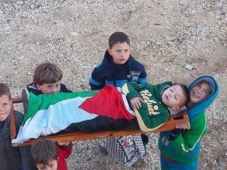شهید باری؛ بازی بچه های فلسطینی
