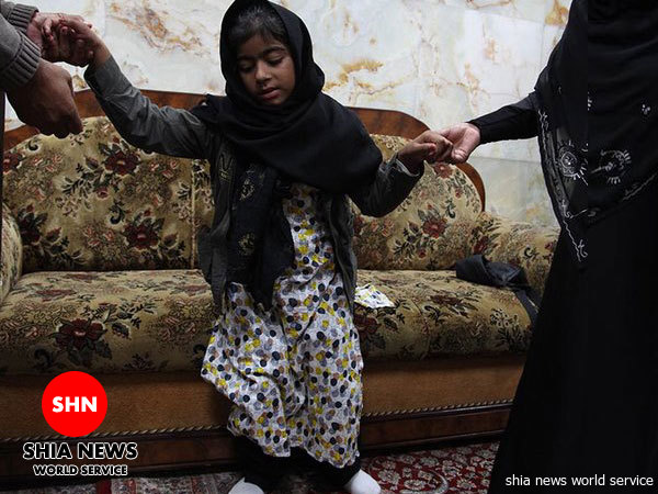 دختر پاکستانی در حرم حسینی شفا گرفت