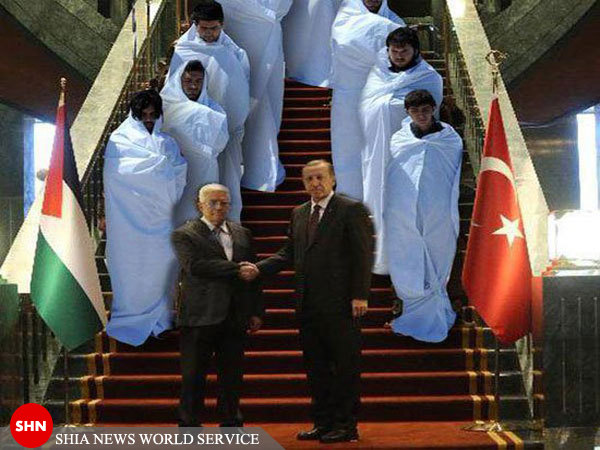 تصاویر/ خدم و حشم اردوغان در استقبال از 