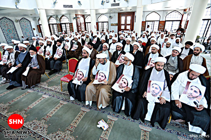 تجمع بزرگ روحانیون شیعه در بحرین و فریاد آزادی فوری شیخ 
