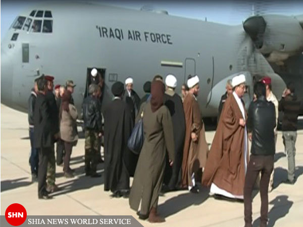 سفر هیأت نمایندگی آیت‌الله سیستانی به الانبار و 150 تن کمک به مناطق تحت محاصره+تصاویر