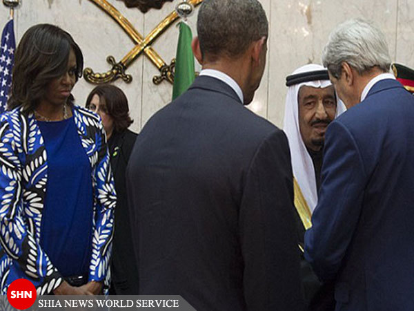 حمله اینترنتی کاربران به همسر اوباما پس از حضور بی‌حجاب در سعودی +تصاویر
