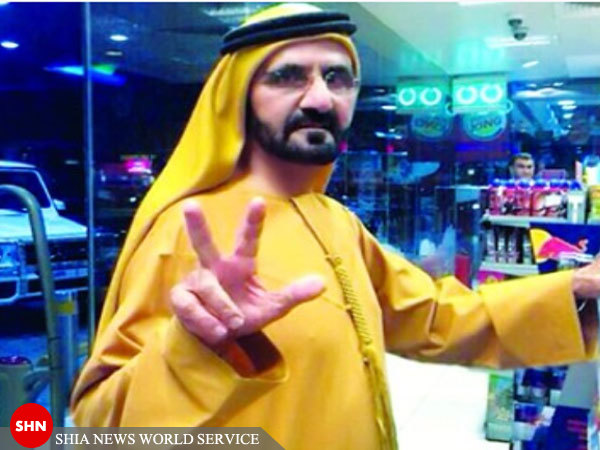 انتشار گسترده عکس حاکم دبی در سوپرمارکت