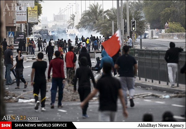 گزارش تصویری از سرکوب اعتراض مردم بحرین در شصتمین روز بازداشت شیخ سلمان