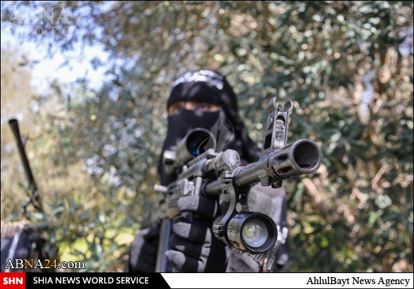 گزارش تصویری از زنان مبارز غزه