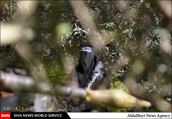 گزارش تصویری از زنان مبارز غزه