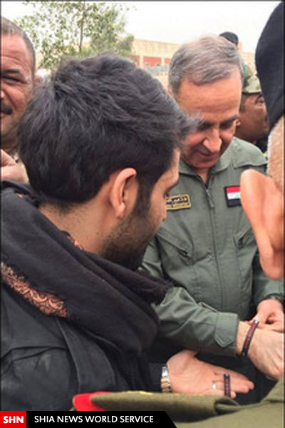 دستبند «یاحسین» برای وزیر اهل سنت عراق+تصویر