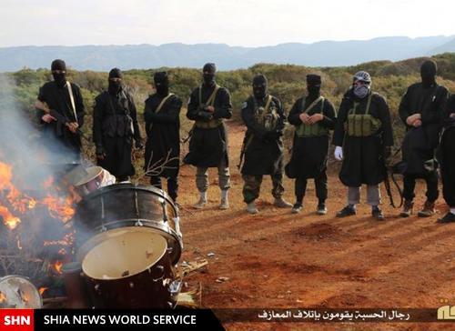 داعش به جان موسیقی افتاد + تصویر
