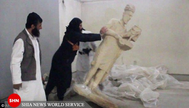 حمله داعش به موزه موصل +تصویر