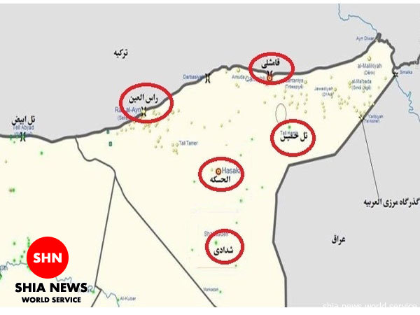 افول «داعش»درشمال شرقی سوریه + نقشه