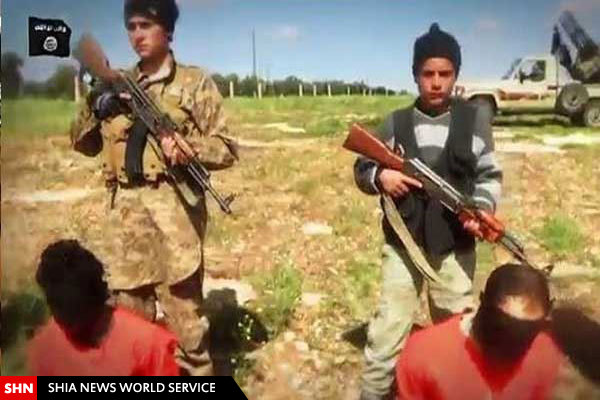 کودکان داعشی اولین اعدام گروهی را اجرا کردند+ عکس