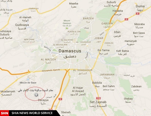 اینجا جنوب دمشق؛ حرم حضرت سکینه