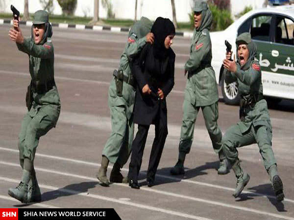 یورش مأموران زن پلیس آل سعود به عوامیه و بازداشت تعدادی از زنان شیعه+تصاویر