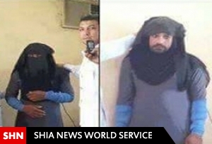 تصویر/بازداشت یکی از سرکردگان بارز داعش با لباس زنانه