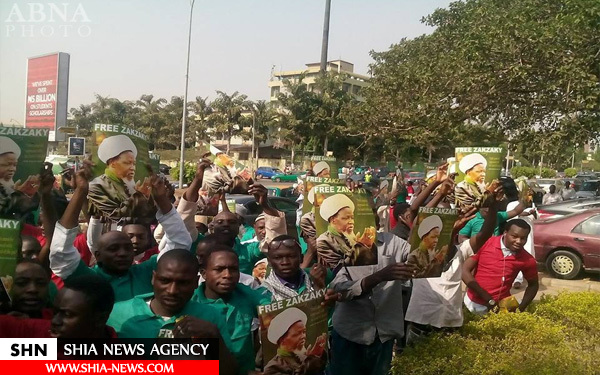 تصاویر تجمع همبستگی با شیخ زکزاکی در پایتخت نیجریه