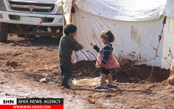 تصاویر اردوگاه آوارگان حلب