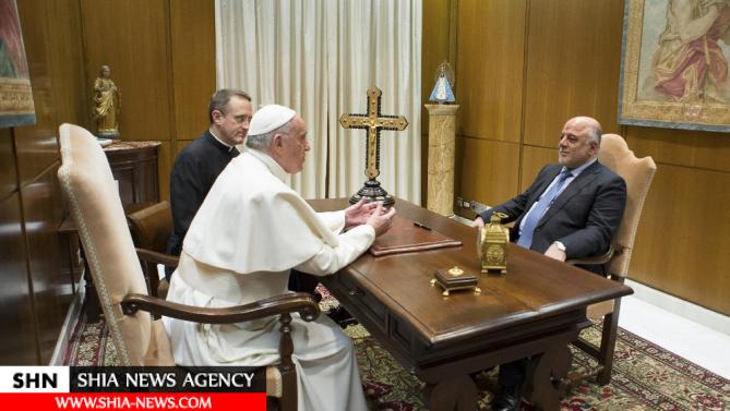 نخست وزیر عراق با پاپ دیدار کرد