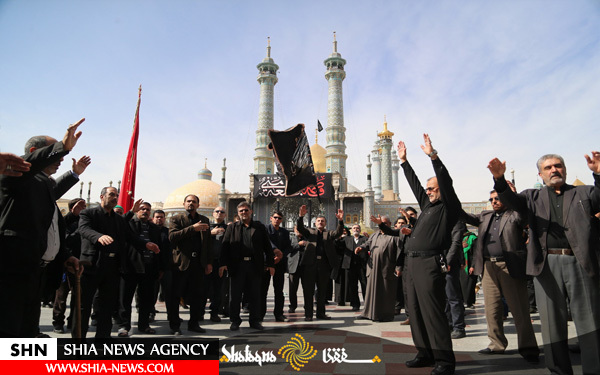 تصاویر مراسم عزاداری شهادت حضرت فاطمه (س) در حضرت معصومه (س) تصاویر مراسم عزاداری شهادت حضرت فاطمه (س) در حضرت معصومه (س)