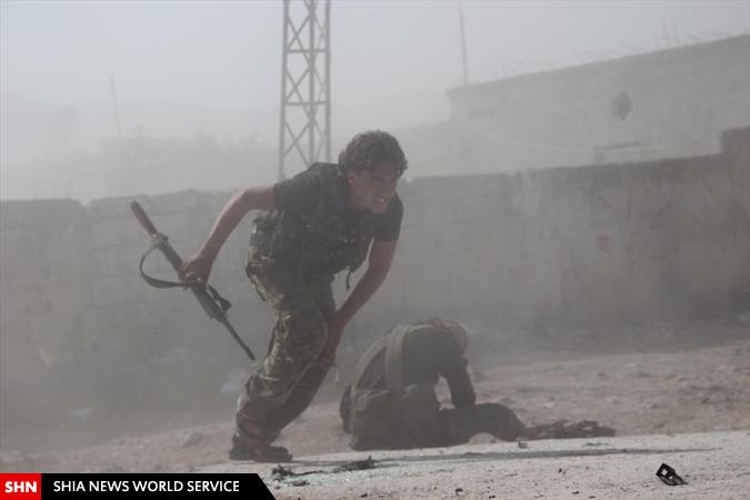 تصاویر/ نبرد تمام عیار در خط مقدم سوریه