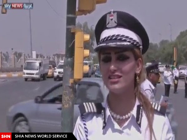 تصاویر/ زنان پلیس راهنمایی رانندگی در بغداد