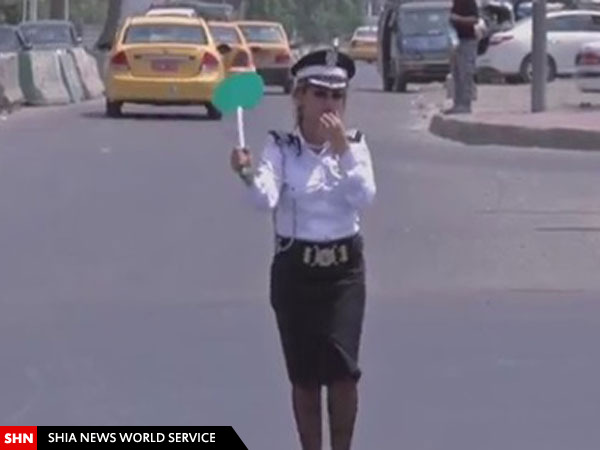 تصاویر/ زنان پلیس راهنمایی رانندگی در بغداد