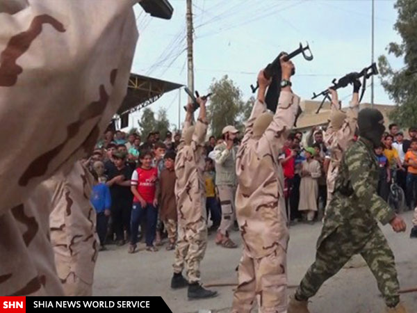 مانور نظامی کودکان داعشی+تصاویر