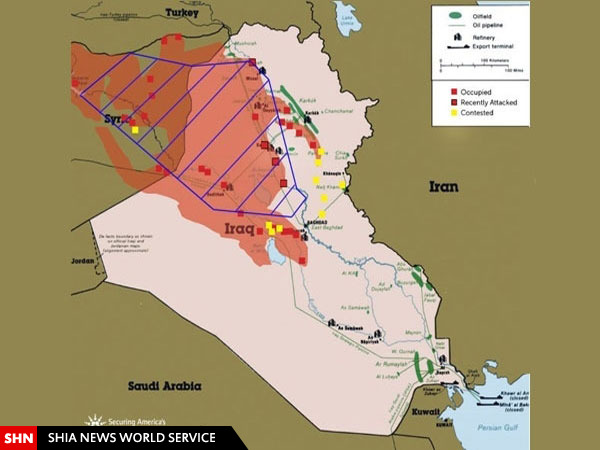 داعش و ریزگردها+نقشه