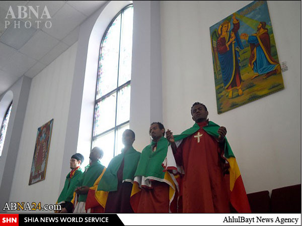 سوگواری مسیحیان اتیوپی برای قربانیان داعش + تصاویر