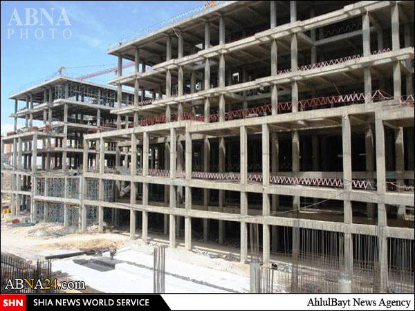 آخرین وضعیت عملیات ساخت صحن حضرت فاطمه زهرا + تصاویر