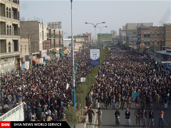 تصاویر/ خروش خشم یمنی‌ها از جنایات سعودی‌ها