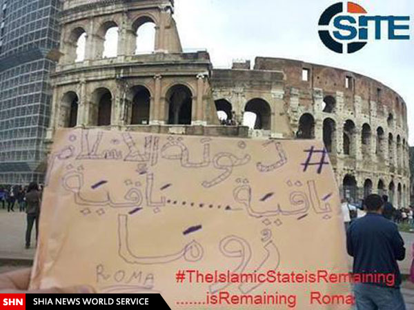 حضور داعش در رم ایتالیا + تصاویر