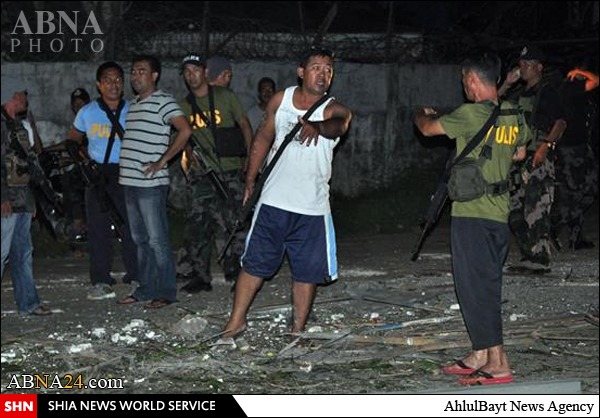 انفجار دو بمب نزدیکی مسجدی در فیلیپین/ تصویر