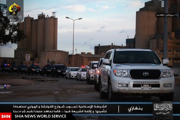 جولان داعش در بنغازی لیبی/ تصویر