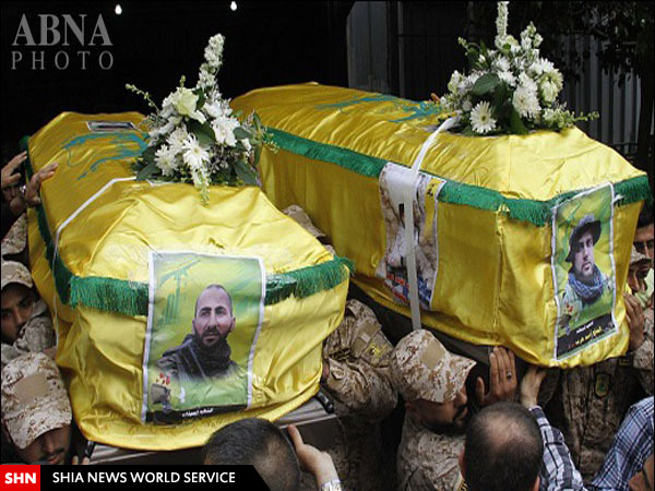 رسم بد لبنانی‌ها در مراسم تشییع پیکر شهدای حزب‌الله/ تصاویر