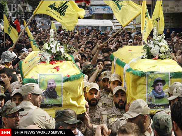 رسم بد لبنانی‌ها در مراسم تشییع پیکر شهدای حزب‌الله/ تصاویر