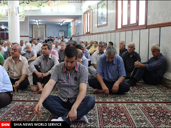 تصاویری از نماز جمعه شیعیان شهر لاذقیه در سوریه