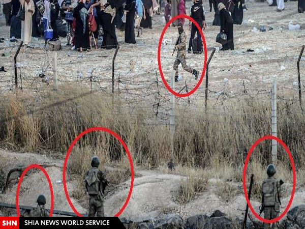 تصاویری از فعالیت داعش در چند قدمی نظامیان ترکیه