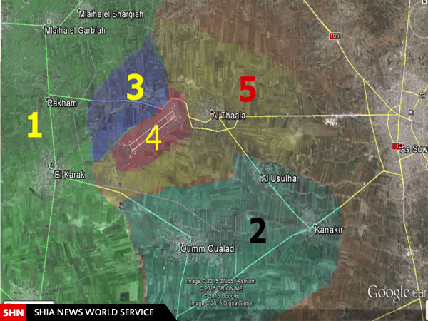 حساس ترین نبرد این روزهای سوریه برای حفظ جنوب سوریه/ نقشه کامل