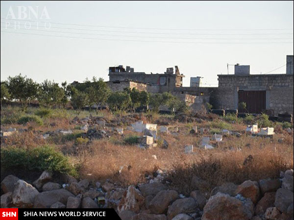 تخریب قبور روستای وحشیه به دست تکفیری‌های داعش/ تصاویر