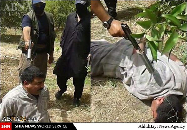 اعدام مرد سنی عراقی به دست داعش/ تصویر
