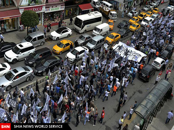 راهپیمایی طرفداران خلافت اسلامی این بار در استانبول/ تصاویر