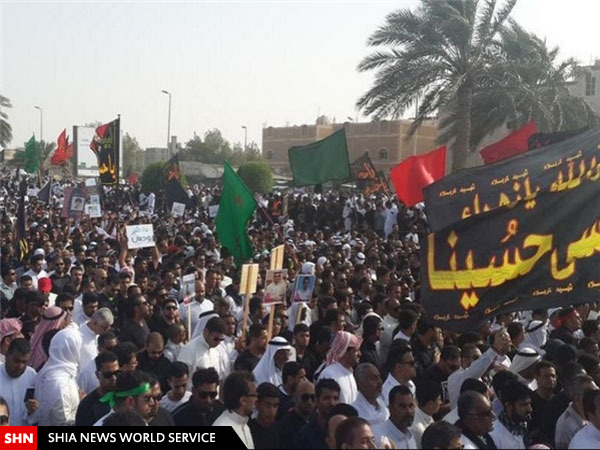 تشییع شهدای قطیف به بزرگترین تظاهرات اعتراضی عربستان تبدیل شد+تصاویر
