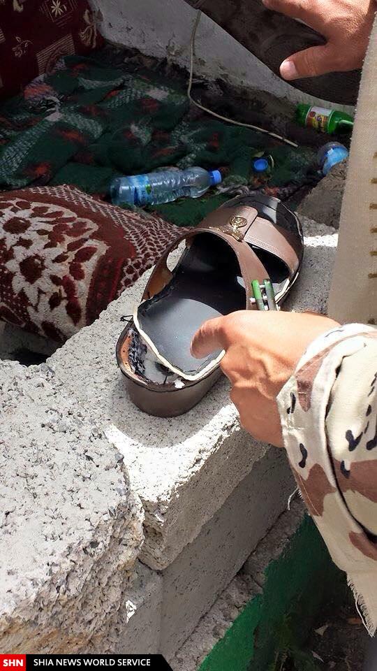 تصویر/کشف دمپایی بمبگذاری شده در صنعا