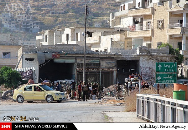 سقوط غیرعادی شهر اریحا در سوریه/تصاویر