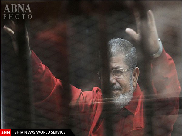 لباس قرمز اعدام بر تَن مرسی/ تصاویر