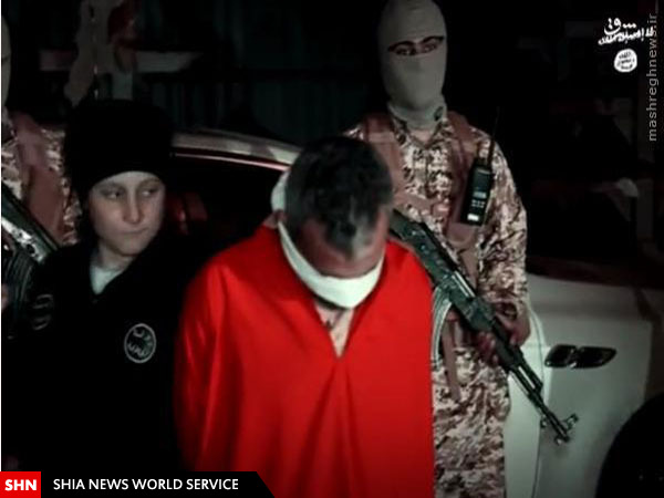 اعدام دو عراقی اهل سنت بدست کودک داعشی +تصاویر
