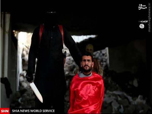 اعدام دو عراقی اهل سنت بدست کودک داعشی +تصاویر