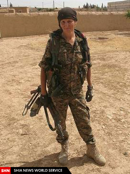 زن کانادایی که با داعش می جنگد+ تصویر