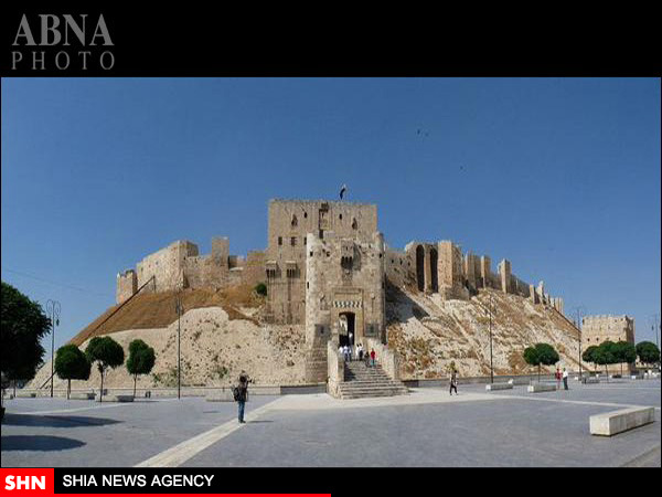 تخریب بخشی از قلعۀ باستانی حلب بر اثر انفجار بمب + تصاویر