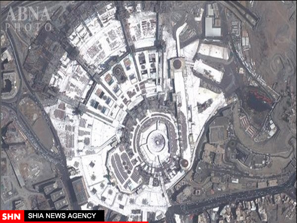 جدیدترین تصویر ماهواره‎ای از مسجدالحرام